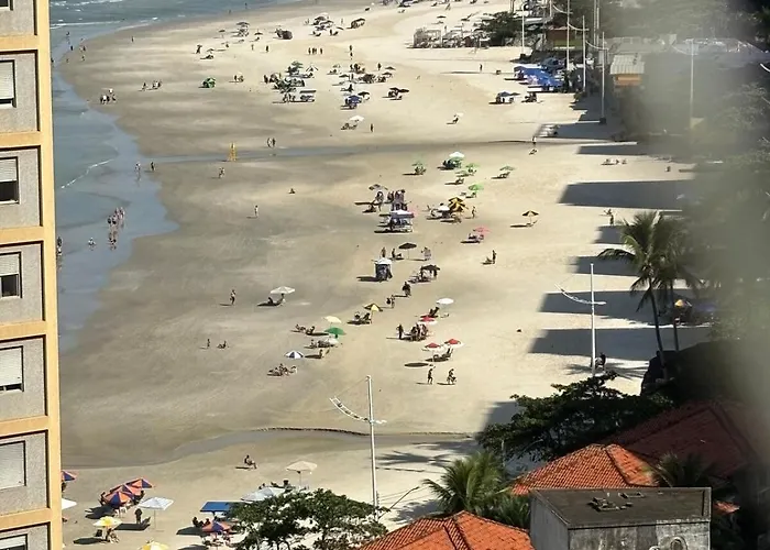 Pe Na Areia Em Pitangueiras Apartamento Guarujá